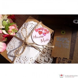 Lote de 12 pegatinas "hand made"