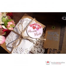 Lote de 12 pegatinas "hand made"