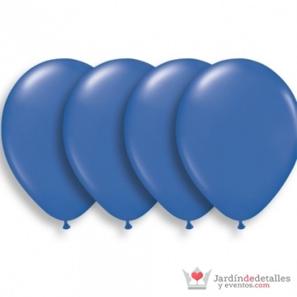 10 GLOBOS AZUL 30 CM.