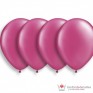 10 globos metalizados rosa 30 cm