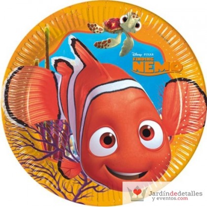 8 platos nemo 20 cm.