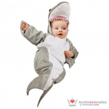 Disfraz saquito tiburón bebé