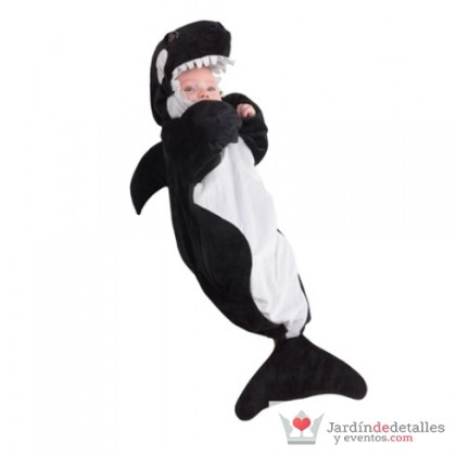 Disfraz saquito ballena bebé