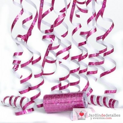 serpentina rosa 12 unidades