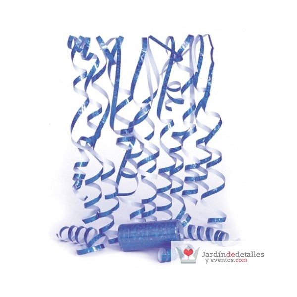 serpentina azul 12 unidades
