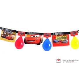 kit guirnalda cars 2,5 metros