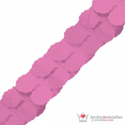 guirnalda papel rosa