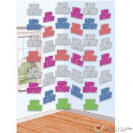 Colgante decoración cumpleaños