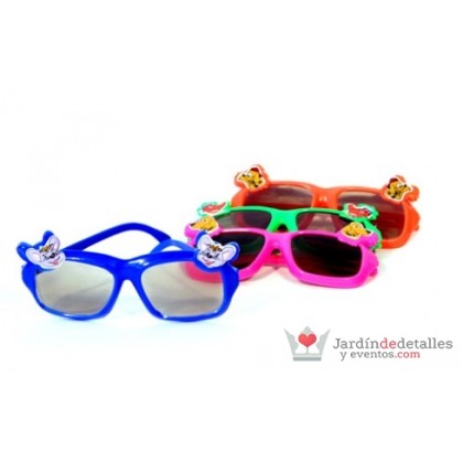 gafas infantiles animales 4 unidades