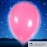 Globos led rosa 5 unidades