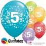globos nº 5  6 unidades