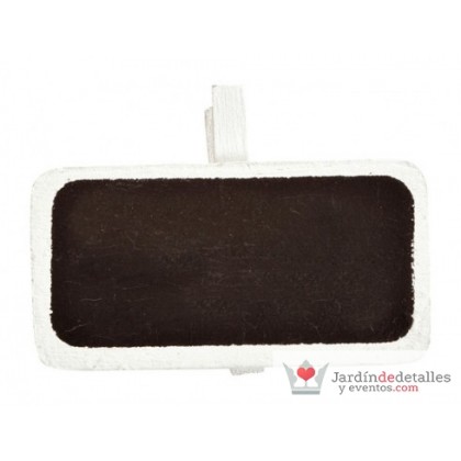 Pizarrita blanca con pinza 12 unidades