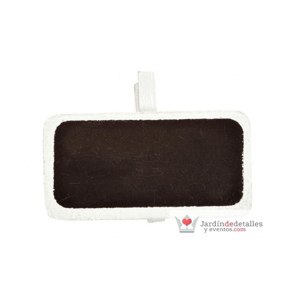 Pizarrita blanca con pinza 12 unidades