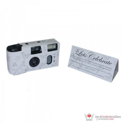 Cámara fotos desechable Mariposas