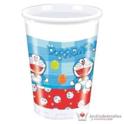 vaso doraemon 10 unidades