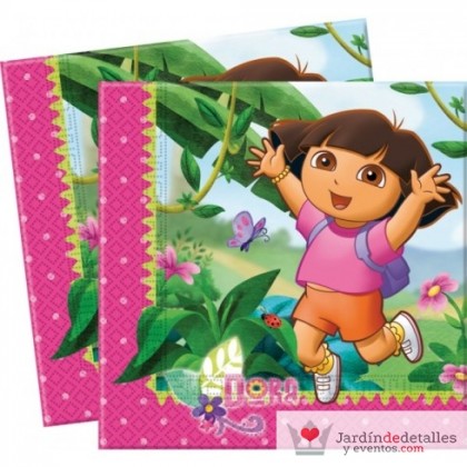 servilletas dora la exploradora 20 unidades