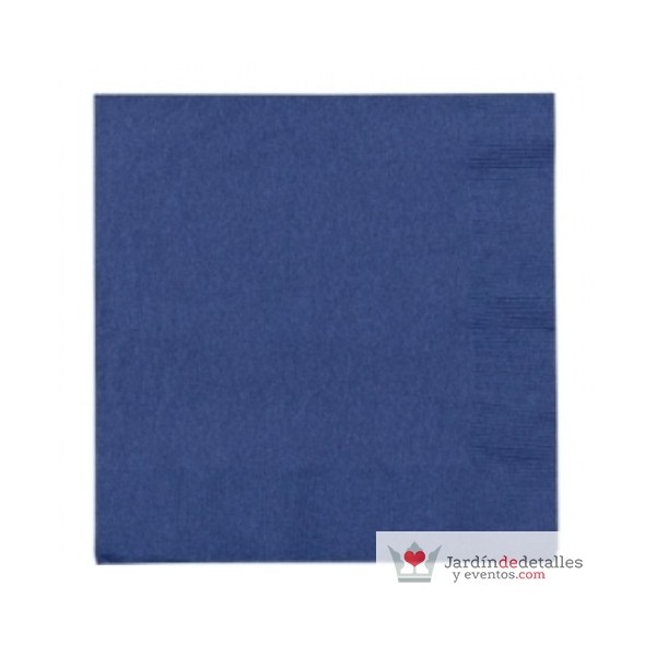 servilletas azul  20 unidades