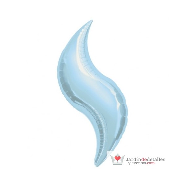 Globo ola azul grande