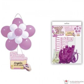 Conjunto de globos Comunión azul