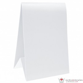 SEÑALIZADOR DE MESA BLANCO