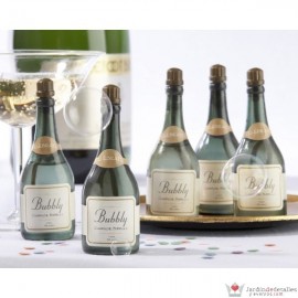 Pomperos en forma de botella y copa de cava